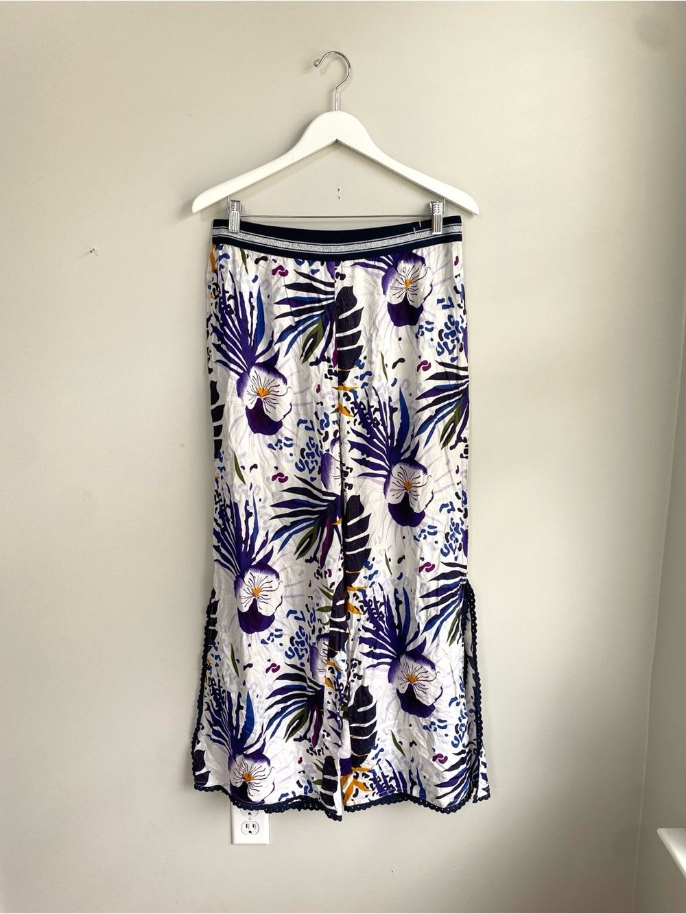NEW✨ American & Beyond Tropical Twilight Vibrant Floral Print Pants - XL